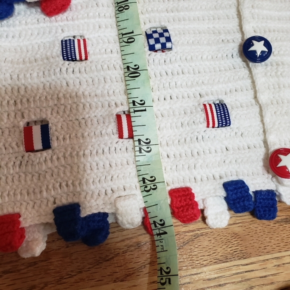 Design Options Ameriana Sweater, Vintage,crochet - Picture 13 of 16